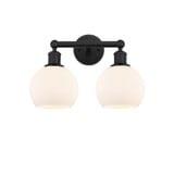 Athens 2 Light Vanity Light 15 Inch Wide by Innovations - 616-2W-G12-6
