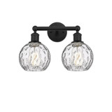 Athens Water Glass 2 Light Vanity Light 15 Inch Wide by Innovations - 616-2W-G1215-6