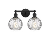 Athens Water Glass 2 Light Vanity Light 15 Inch Wide by Innovations - 616-2W-G1215-6