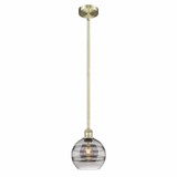 Rochester 1 Light Small Stem Hung Pendant 8 Inch Wide by Innovations - 616-1S-G556-8