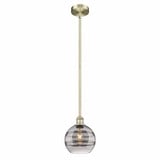 Rochester 1 Light Small Stem Hung Pendant 8 Inch Wide by Innovations - 616-1S-G556-8