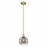 Rochester 1 Light Small Stem Hung Pendant 8 Inch Wide by Innovations - 616-1S-G556-8