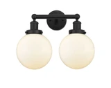 Beacon 2 Light G20 Industrial Vanity Light 15.5 Inch Wide by Innovations - 616-2W-G20-8