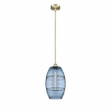 Vaz 1 Light Small Stem Hung Pendant 18 Inch Tall by Innovations - 616-1S-G557-10