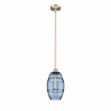 Vaz 1 Light Small Stem Hung Pendant 9.38 Inch Tall by Innovations - 616-1S-G557-8