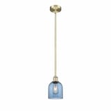 Bella 1 Light Industrial Mini Stem Hung Pendant 9 Inch Tall by Innovations - 616-1S-G558-6