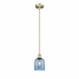 Bella 1 Light Industrial Mini Stem Hung Pendant 9 Inch Tall by Innovations - 616-1S-G558-6