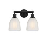 Brookfield 2 Light White Vanity Light by Innovations - 616-2W-G44