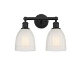 Brookfield 2 Light White Vanity Light by Innovations - 616-2W-G44