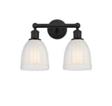 Brookfield 2 Light White Vanity Light by Innovations - 616-2W-G44