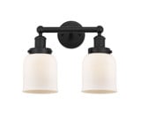 Bell 2 Light Brass Vanity Light 15.5 Inch Wide by Innovations - 616-2W-G5