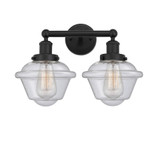 Oxford 2 Light Industrial Vanity Light 15.5 Inch Wide by Innovations - 616-2W-G53