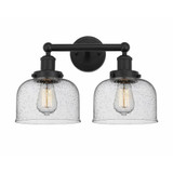 Bell 2 Light G74 Vanity Light 15.5 Inch Wide by Innovations - 616-2W-G74