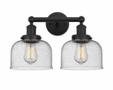 Bell 2 Light G74 Vanity Light 15.5 Inch Wide by Innovations - 616-2W-G74