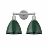 Plymoth Dome 2 Light Vanity Light by Innovations - 616-2W-MBD-75