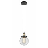 Beacon 1 Light Mini Cord Hung Pendant 6 Inch Length by Innovations - 916-1P-G20-6