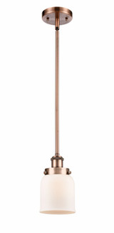 Bell 1 Light Industrial Mini Stem Hung Pendant 10 Inch Tall by Innovations - 916-1S-G5