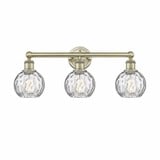 Athens Water Glass 3 Light Industrial Vanity Light by Innovations - 616-3W-AWG