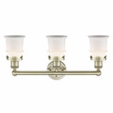 Canton 3 Light Bell Shape Vanity Light 23.25 Inch Wide by Innovations - 616-3W-CAN