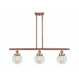 Beacon 3 Light Oversized Stem Hung Island Pendant by Innovations - 916-3I-G20-6