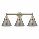 Cone 3 Light Vanity Light 24.5 Inch Wide by Innovations - 616-3W-CONE2