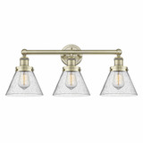 Cone 3 Light Vanity Light 24.5 Inch Wide by Innovations - 616-3W-CONE2