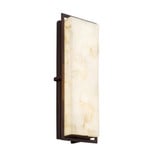 Alabaster Rocks Avalon Outdoor Wall Mount 18 Inch Tall by Justice Design - ALR-7564W