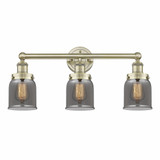 Bell 3 Light Vanity Light 24.5 Inch Wide by Innovations - 616-3W-BEL
