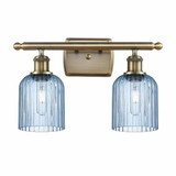 Bridal Veil 2 Light Bath Vanity 10 Inch Tall X 15 Inch Wide by Innovations - 516-2W-G559-5-GL