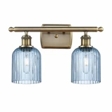 Bridal Veil 2 Light Bath Vanity 10 Inch Tall X 15 Inch Wide by Innovations - 516-2W-G559-5-GL