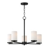 Lateral 5 Light Medium Chandelier by Maxim 10286SWSN - 10286