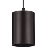 Cylinder 1 Light Outdoor Mini Pendant 9.5 Inch Tall by Progress - P500355