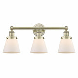 Cone 3 Light Industrial Vanity Light 24.25 Inch Wide by Innovations - 616-3W-CONE