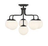 Marco 6 Light 24 Inch Wide Semi Flush Mount by Savoy House - 6-1950-6