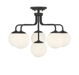 Marco 6 Light 24 Inch Wide Semi Flush Mount by Savoy House - 6-1950-6