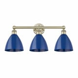 Plymouth Dome 3 Light Vanity Light 25.5 Inch Wide by Innovations - 616-3W-PD