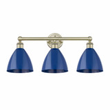 Plymouth Dome 3 Light Vanity Light 25.5 Inch Wide by Innovations - 616-3W-PD