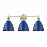 Plymouth Dome 3 Light Vanity Light 25.5 Inch Wide by Innovations - 616-3W-PD
