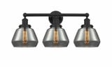 Fulton 3 Light Steel Vanity Light 24.75 Inch Wide by Innovations - 616-3W-G17