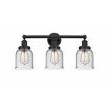 Bell 3 Light Mercury Glass Vanity Light 24.5 Inch Wide by Innovations - 616-3W-G54