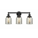 Bell 3 Light Industrial Vanity Light with Mercurt Glass by Innovations - 616-3W-G58