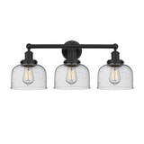 Bell 3 Light Vanity Light with Mercury glass by Innovations - 616-3W-G74