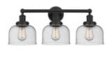 Bell 3 Light Vanity Light with Mercury glass by Innovations - 616-3W-G74