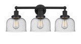 Bell 3 Light Vanity Light with Mercury glass by Innovations - 616-3W-G74