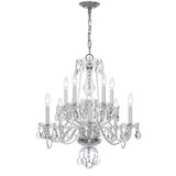 Traditional Crystal 10 Light Medium Chandelier by Crystorama 5080