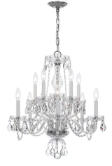 Traditional Crystal 10 Light Medium Chandelier by Crystorama 5080 - 5080