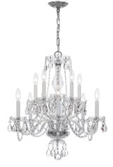 Traditional Crystal 10 Light Medium Chandelier by Crystorama 5080 - 5080