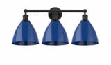 Plymouth Dome 3 Light Industrial Vanity Light by Innovations - 616-3W-PLYM-75