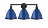 Plymouth Dome 3 Light Industrial Vanity Light by Innovations - 616-3W-PLYM-75
