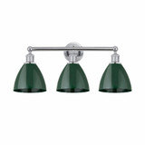 Plymoth Dome 3 Light Vanity Light by Innovations - 616-3W-MBD-75